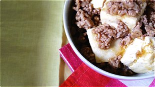 Braised Tofu & Ground Meat with Sticky Sauce Bowl