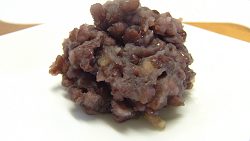 Our mashed sweetened red bean paste recipe