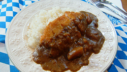 Pork katsu curry and rice