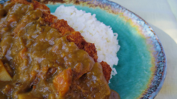 Chicken katsu curry and rice