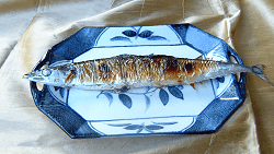 Grilled sanma