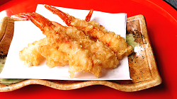Franchised restaurant shrimp tempura 