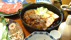 Our Kansai-style sukiyaki