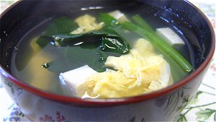 Tofu & Spinach Clear Soup