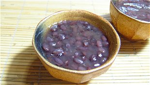 Gelatin Cup with Mashed Sweetened Red Bean Paste