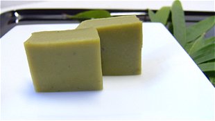 Green Tea Steamed Cake Confection