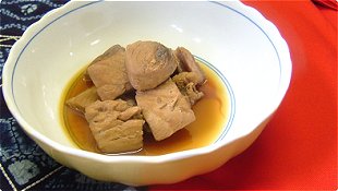 Tuna Simmered in Soy Sauce