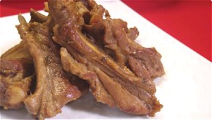 Simmered Pork Spareribs with Red Miso