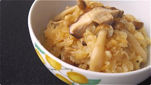 Mushroom-Seasoned Glutinous Rice