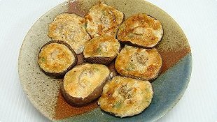 Mayonnaise-Grilled Shiitake Mushrooms