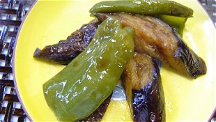 Braised Eggplant & Green Pepper