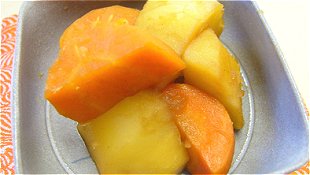 Simmered Potatoes & Carrot