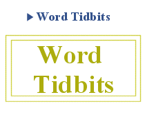 Word Tidbits