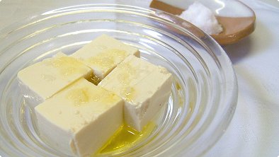 Chilled Tofu with Olive Oil