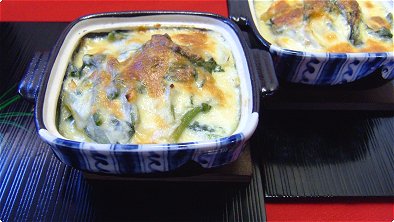 Tofu Cream Gratin with Chicken