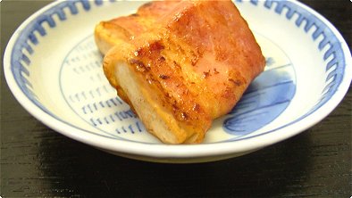 Rolled Tofu with Bacon