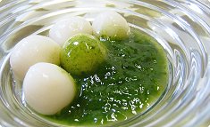 Shiratama-dango matcha-jyure zoe