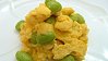 Scrambled Eggs with Green Soybeans