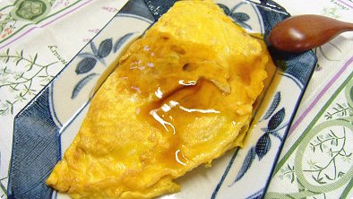 Seasoned Rice Stuffed Omelet