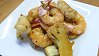 Pan-Broiled Shrimps & Cauliflower with Mayonnaise & Soy Sauce