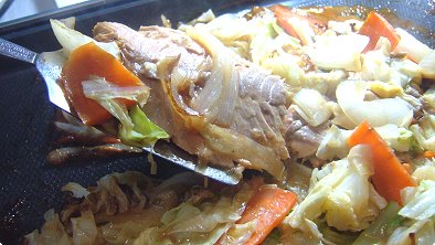 Hokkaidō-Style Pan-Broiled Salmon & Vegetables