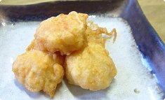 Hotate no tempura