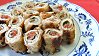 Rolled Pork with Pickled Plums & Green Perilla Leaves