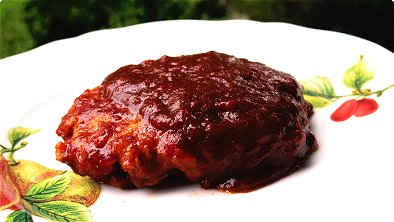 Stewed Hamburger Steak with Demi-Glace Sauce