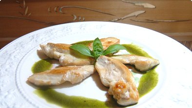 Poulet sauce au Matcha