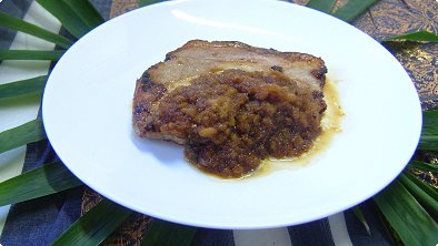 Sauteed Pork with Ginger & Onion Sauce