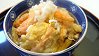 Buckwheat Noodles with Mixture of Onions & Carrots Tempura
