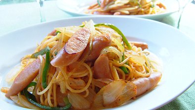 Fried Spaghetti with Ketchup