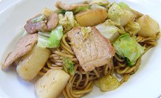 Poteto iri yaki-soba