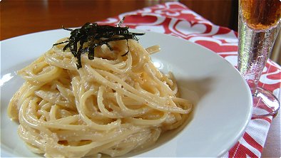 Spaghetti with Mentaiko Sauce