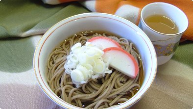 Buckwheat Noodles with Soy Sauce Soup