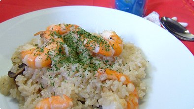 Japanese-Style Shrimp Pilaf