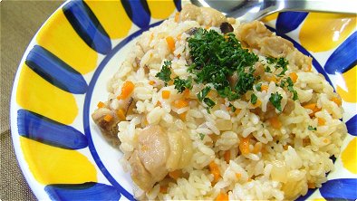 Mixed Rice with Seared Chicken & Vegetables