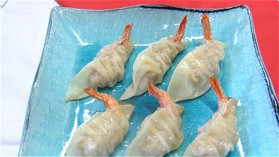 Fried Dumplings with Ground Pork & Shrimp