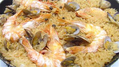 Japanese-Style Seafood Paella