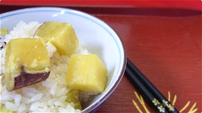 Mixed Glutinous Rice with Sweet Potato