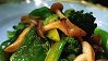 Seared Broccoli with Green Pepper & Shimeji Mushrooms