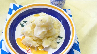 Frosted Potatoes with Butter & Cheese