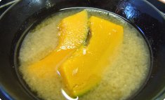 Kabocha no miso-shiru