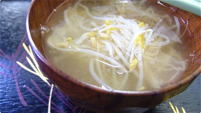 Bean Sprouts Miso Soup