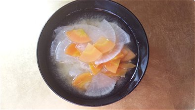 Japanese Radish & Carrot Miso Soup