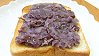 Toast with Mashed Sweetened Red Bean Paste