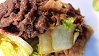 Sauteed Beef & Napa Cabbage with Soy Sauce