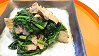 Seared Pork & Spinach with Soy Sauce & Butter