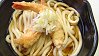 Thick White Noodles with Shrimp Tempura