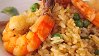 Seared Rice & Shrimps with Butter & Soy Sauce